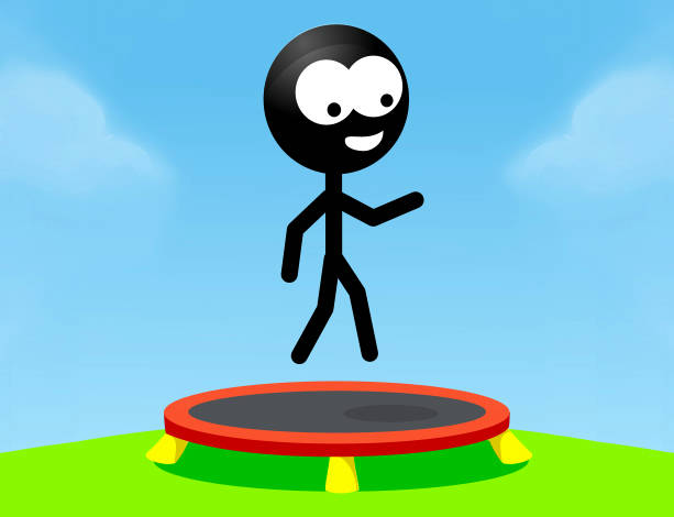 Play Trampoline Stickman