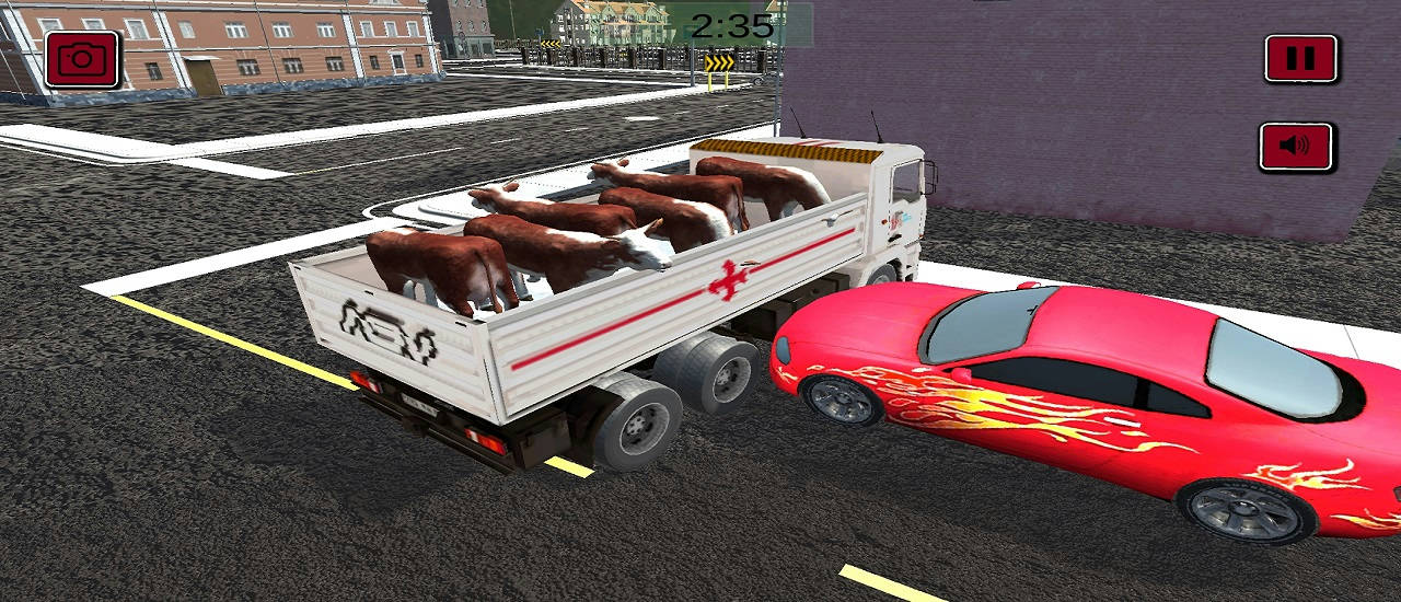 Play Truck Transport Domestic Animals