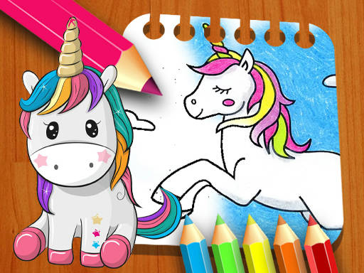 Play Unicorn Coloring Book