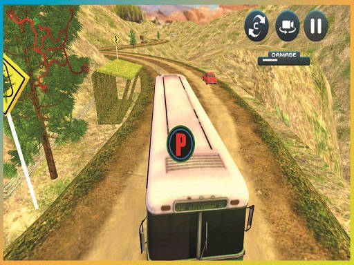 Play Uphill Passenger Bus Drive Simulator : Offroad Bus