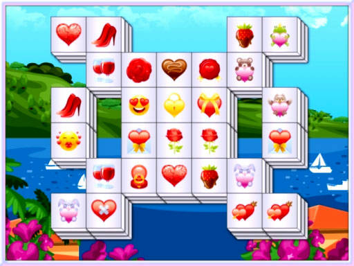 Play Valentines Mahjong Deluxe