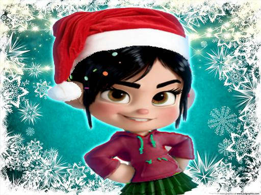 Play Vanellope Von Schweetz Christmas Dress Up