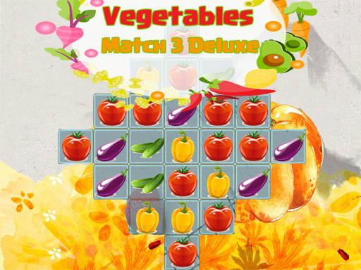 Play Vegetables Match 3 Deluxe