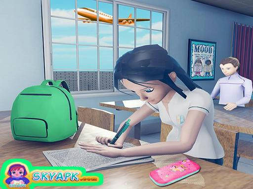 Play Virtual High School Girl Game- School Simulator 3D