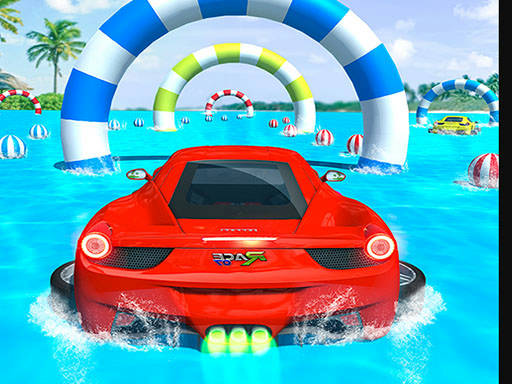 Play Water Surfing Car Stunts Car Racing Game