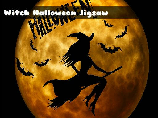 Play Witch Halloween Jigsaw