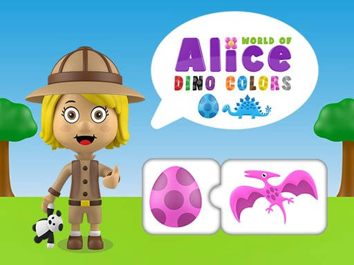 Play World of Alice   Dino Colors