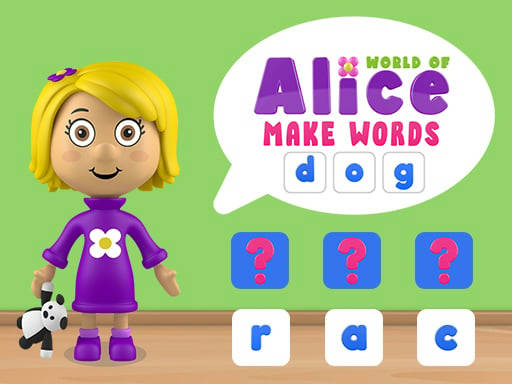 Play World of Alice   Make Words