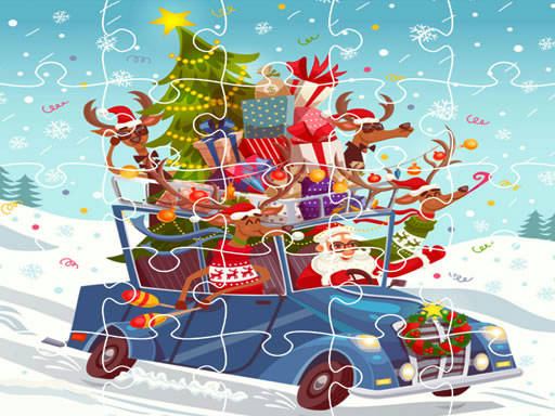 Play Xmas Trucks Jigsaw