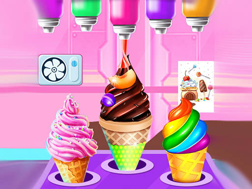 Play Yummy Waffle Ice Cream