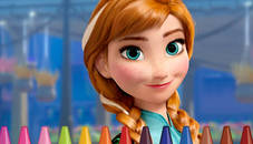 Anna Frozen Coloring