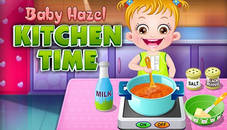 Baby Hazel Kitchen Time