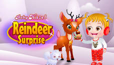 Baby Hazel Reindeer Surprise