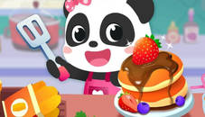 Baby Panda Breakfast Cooking