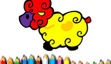 Baby Sheep Coloring Game