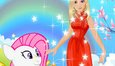 Barbie and Pony Dressup