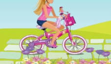 Barbie Rides Bike