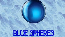 Blue spheres