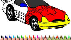 BTS Muscle Car Coloring