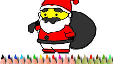 BTS Santa Claus Coloring