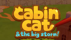 Cabin Cat Storm Survivor