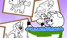 Cartoon Coloring for Kids - Animals