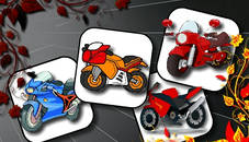 Cartoon Motorbikes Memory