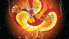 Chinese Dragons Coloring