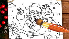 Christmas Coloring Game