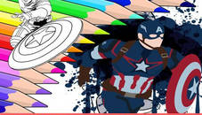 Coloring Book for Captain America