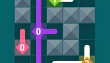 Cross Path Puzzle Game