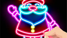 Draw Glow Christmas - Draw & Color