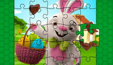 Easter Bunny Eggs Jigsaw