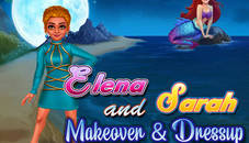 Elena and Sarah Makeover and Dressup