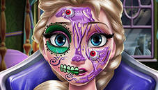 Elsa Scary Halloween Makeup