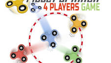 Fidget spinner: 4 players game