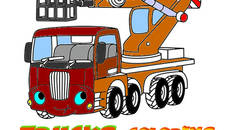 Funny Trucks Coloring