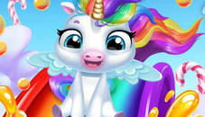 Glitter Unicorn Dress Up Girls