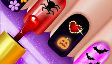 Glow Halloween Nails