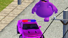 Grimace vs Police SuperCar