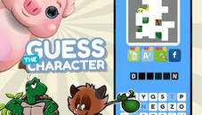 Guess the Character Word Puzzle Game