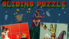 Halloween Sliding Puzzle