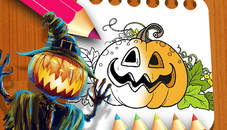 Hallowen Coloring Book