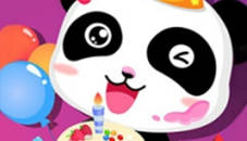 Happy Birthday Party With Baby Panda