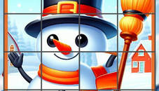 Happy Snowman Puzzle