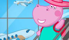 Hippo Family Airport Adventure