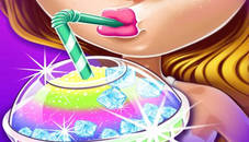 Ice Slushy Maker Rainbow Desserts game online