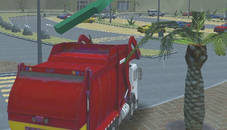 Island Clean Truck Garbage Sim