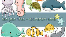 Kids Memory Sea Creatures