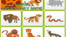 Kids Memory - Wild Animals